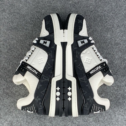 LV Trainer 'Black Monogram Denim'