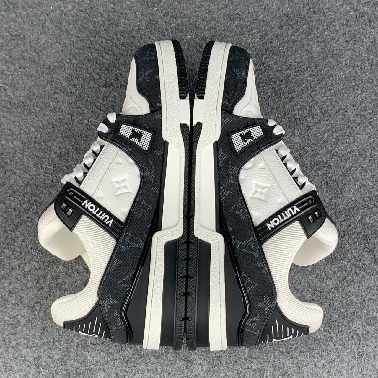 LV Trainer 'Black Monogram Denim'