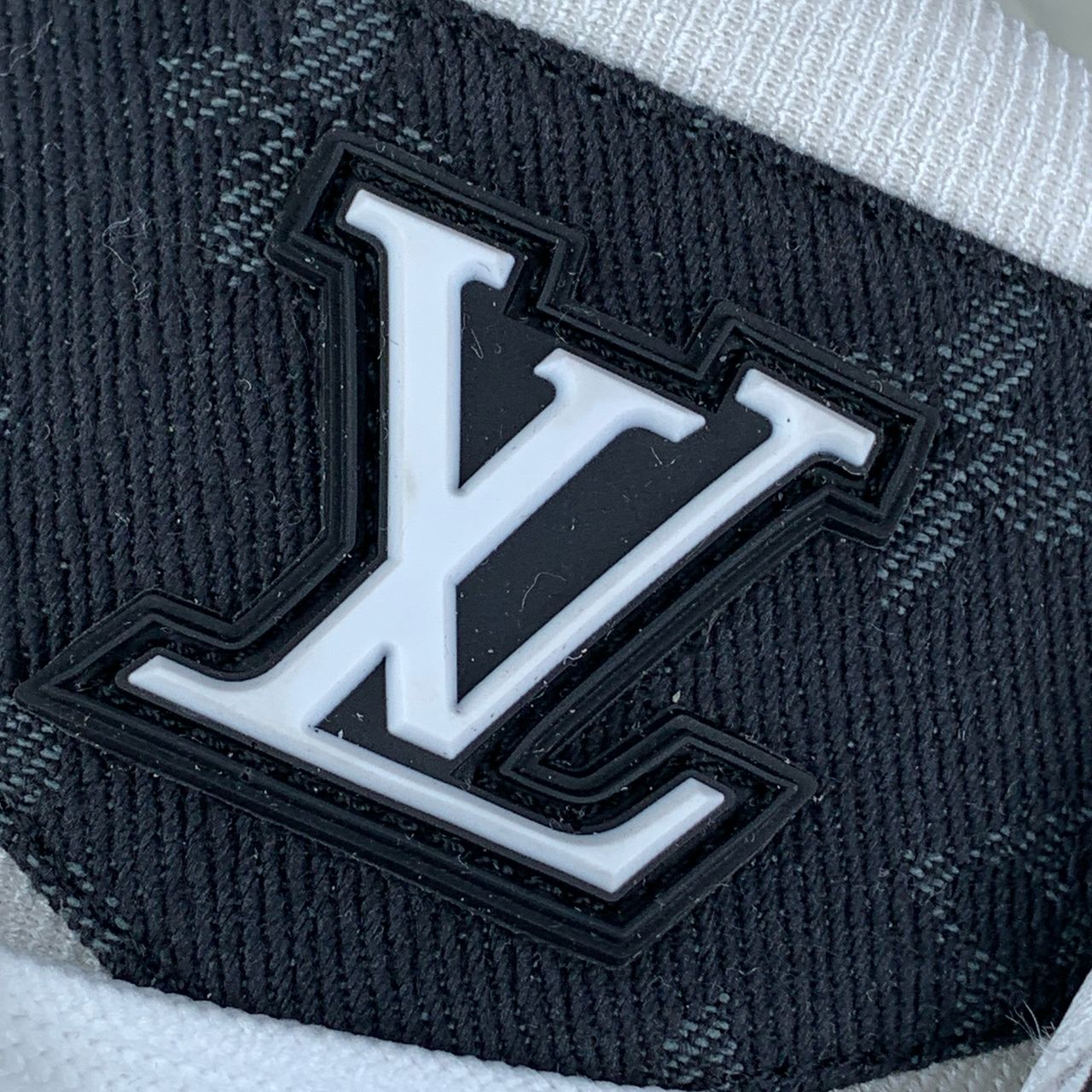 LV Trainer 'Black Monogram Denim'