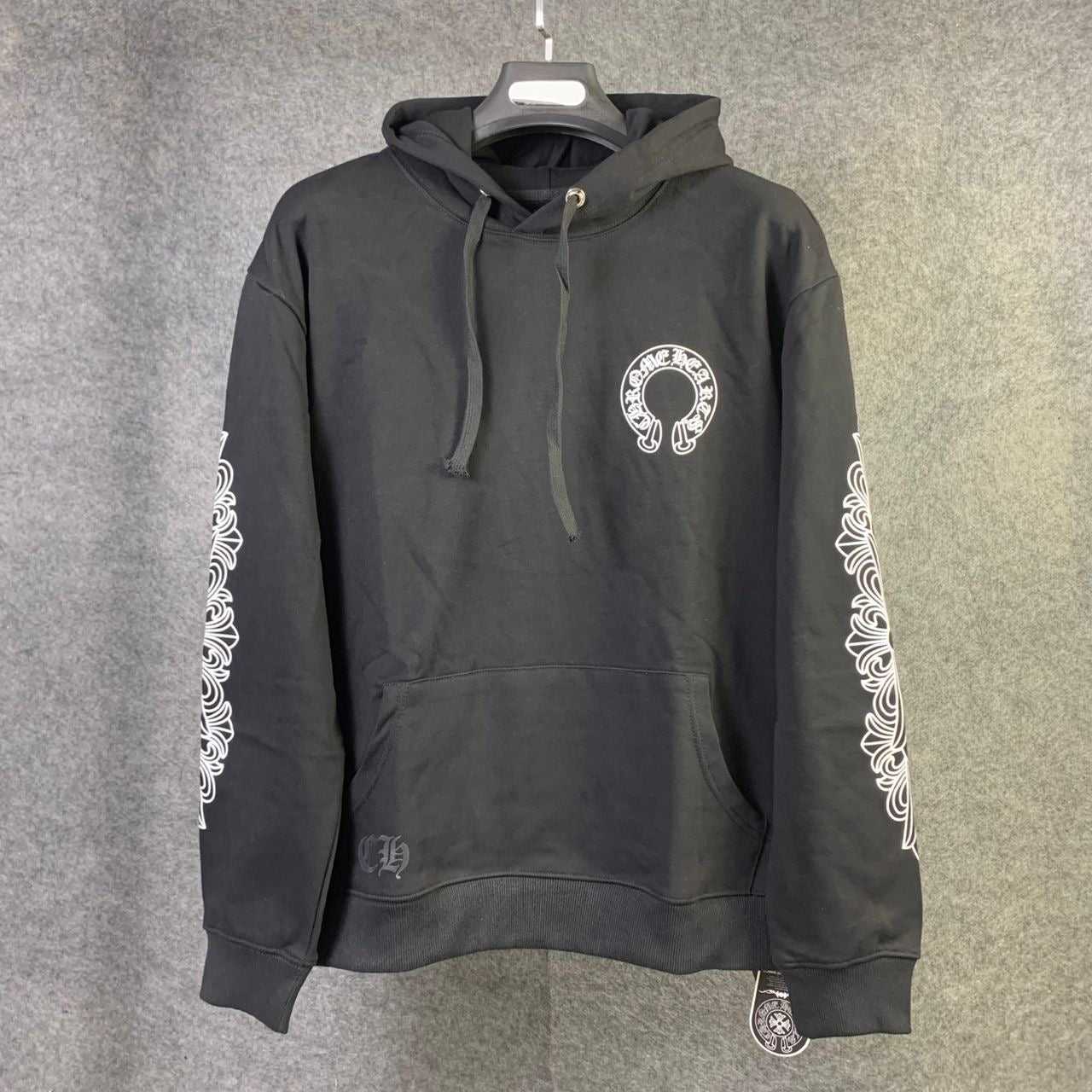 Chrome Hearts Horseshoe Hoodie 'Black'