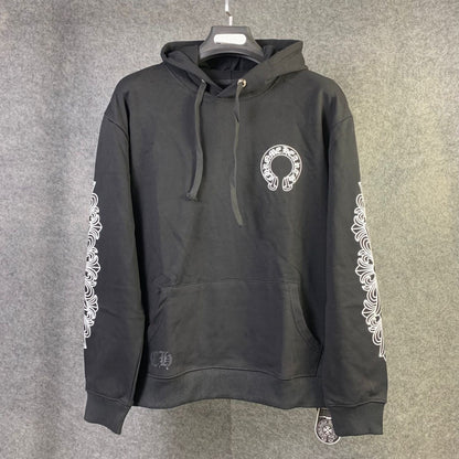 Chrome Hearts Horseshoe Hoodie 'Black'