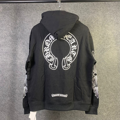 Chrome Hearts Horseshoe Hoodie 'Black'