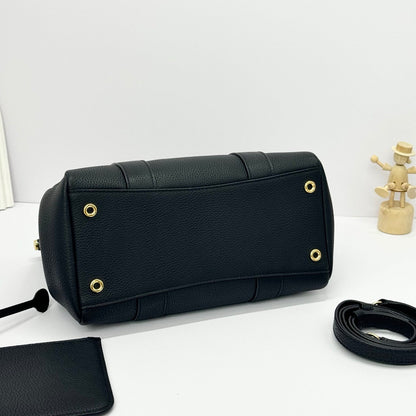 LP Loom L25  Black Lychee Pattern Calfskin 282182