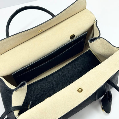 LP Loom L25  Black Lychee Pattern Calfskin 282182