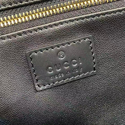 Gucci 25 Siena Bag 22.5cm  Black Gold Leather 292363