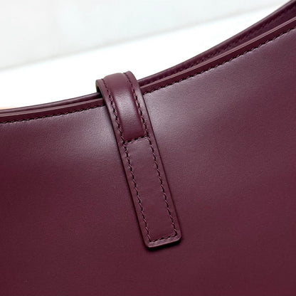 YSL 5 𝐀̀ 7 Bag 24cm Burgundy Leather 285558