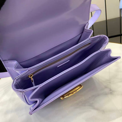 Gucci 25 Siena Bag 22.5cm  Light Purple Gold Leather 292571