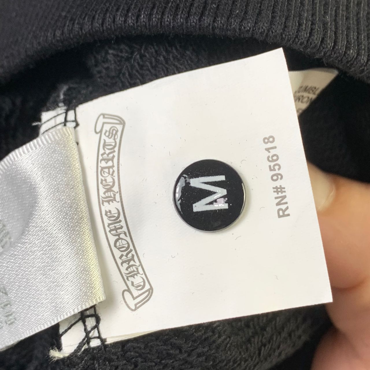 Chrome Hearts Horseshoe Floral Cross-Sleeve Zip Up Hoodie 'Black/White'