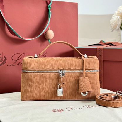 LP Extra Pouch L23 Brown Ripple Leather 282146