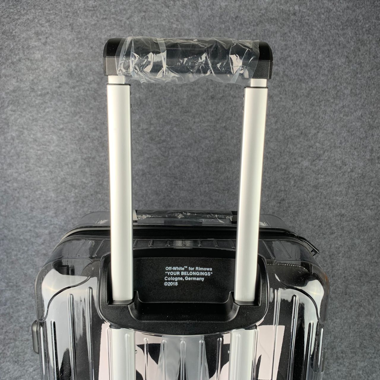 OFF-WHITE x RIMOWA Transparent Carry-On Suitcase