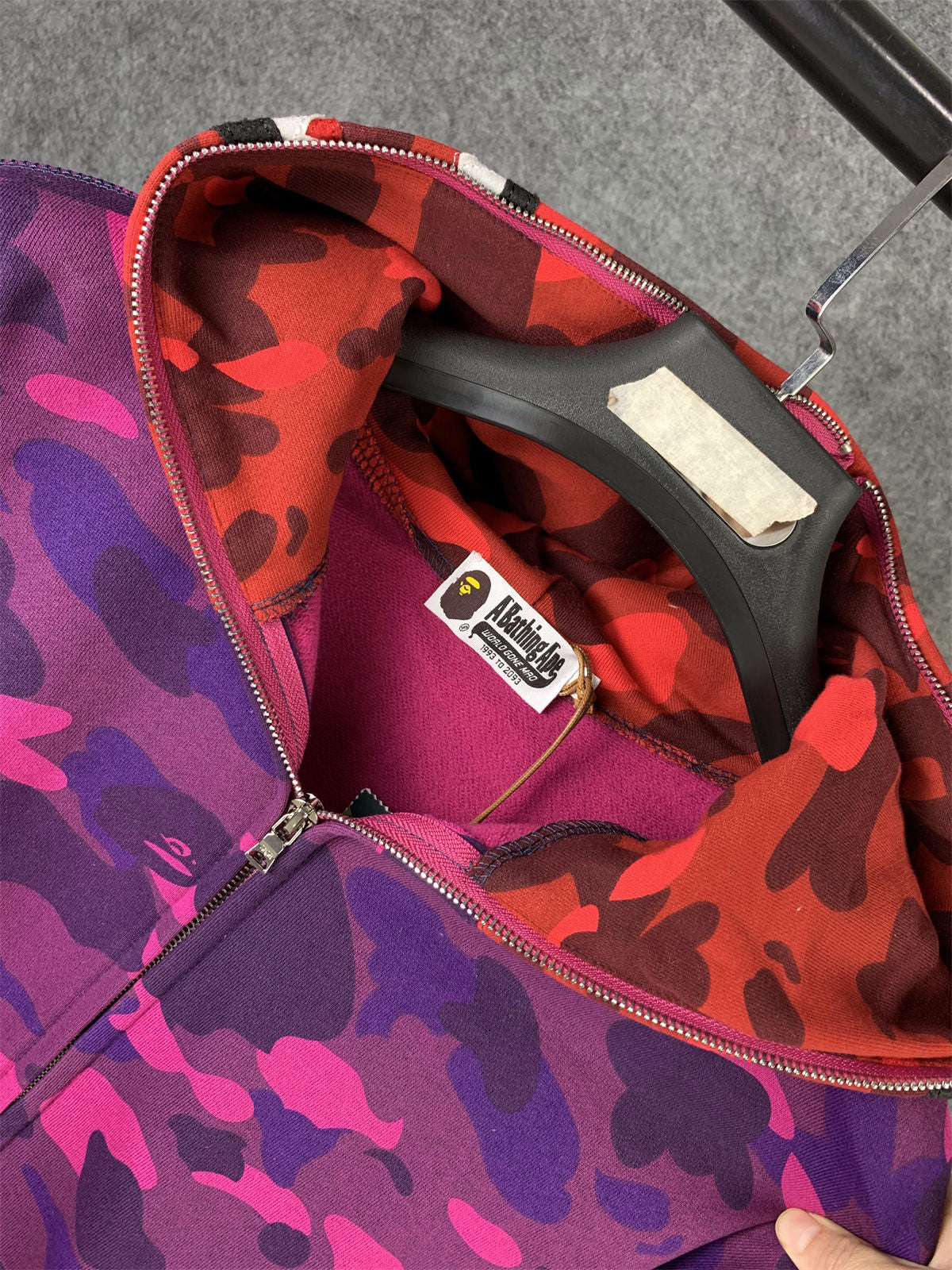 BAPE Color Camo Crazy Shark Full Zip Hoodie 'Multicolor'
