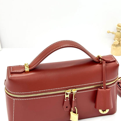 LP Extra Pouch L23 Burgundy  Smooth Calfskin 282131