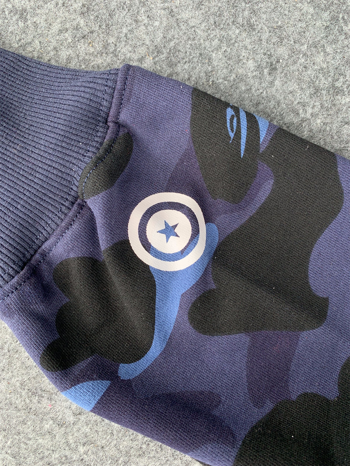 BAPE Color Camo Crazy Shark Full Zip Hoodie 'Multicolor'