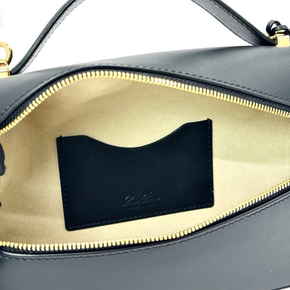 LP Extra Pouch L23 Black Smooth Calfskin 282128