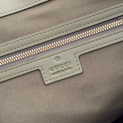 GG Beatrix Medium Tote Bag Olive Green Smooth Leather GHW 272147
