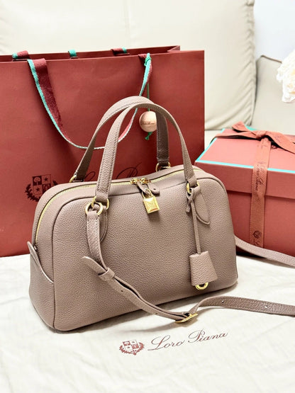 LP 2026 Needle Bag 31cm Fossil/Sun Gold Calfskin
