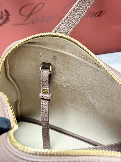 LP 2026 Needle Bag 31cm Fossil/Sun Gold Calfskin