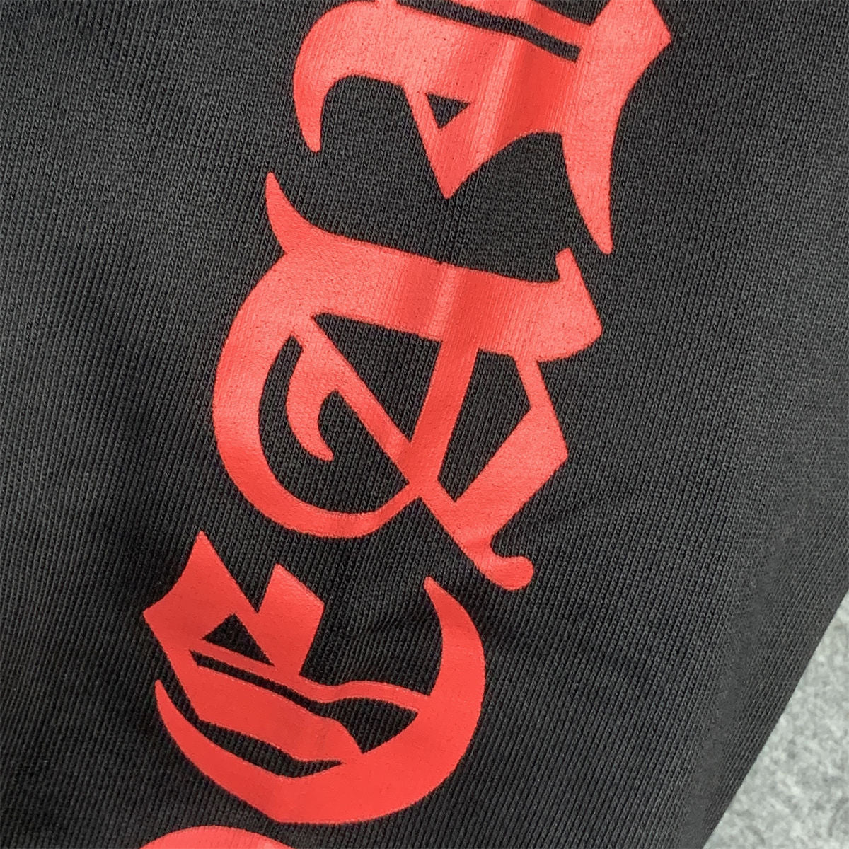 Chrome Hearts Made In Hollywood Plus Cross Zip Up Hoodie 'Black/Red'