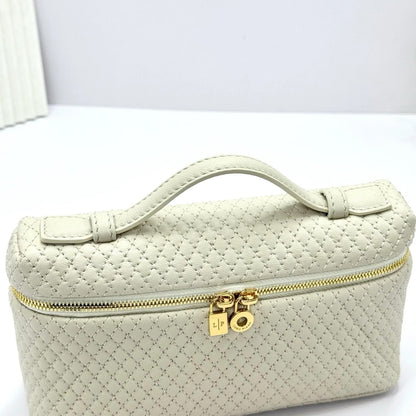LP 2026 Extra Pocket L19 White/Sun Gold Lambskin