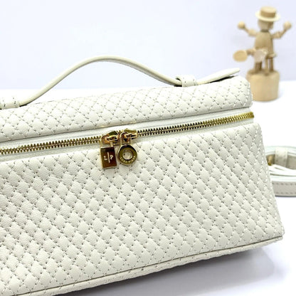 LP 2026 Extra Pocket L19 White/Sun Gold Lambskin