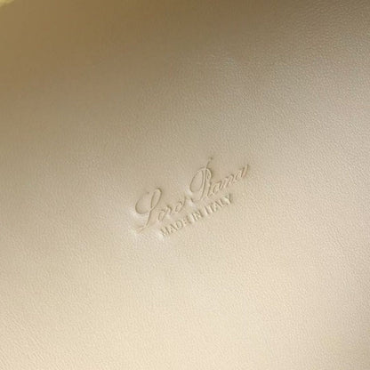 Loro Piana Extra Pocket Bag 27cm White Calfskin