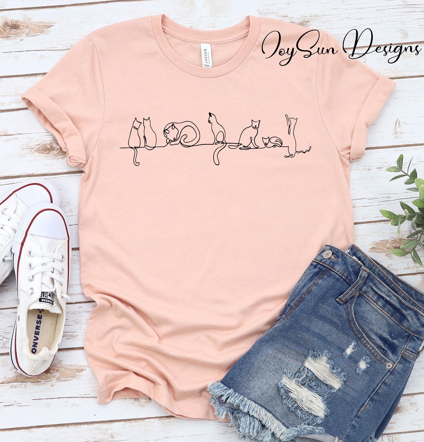 Love Cat Shirt, Cat line Shirt, Animal Lover T-shirt, Pet Love Shirt | Cat Shirt | Cute Cat T-shirt | Gift Shirt | Love Shirt. Cat tshirt