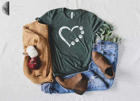 Animal Shirt, Dog Cat Mom Shirt, Paw Shirt, Unisex Shirt, Dog Mom Shirt, Dog Shirt, Woman Shirt, Women's Shirt