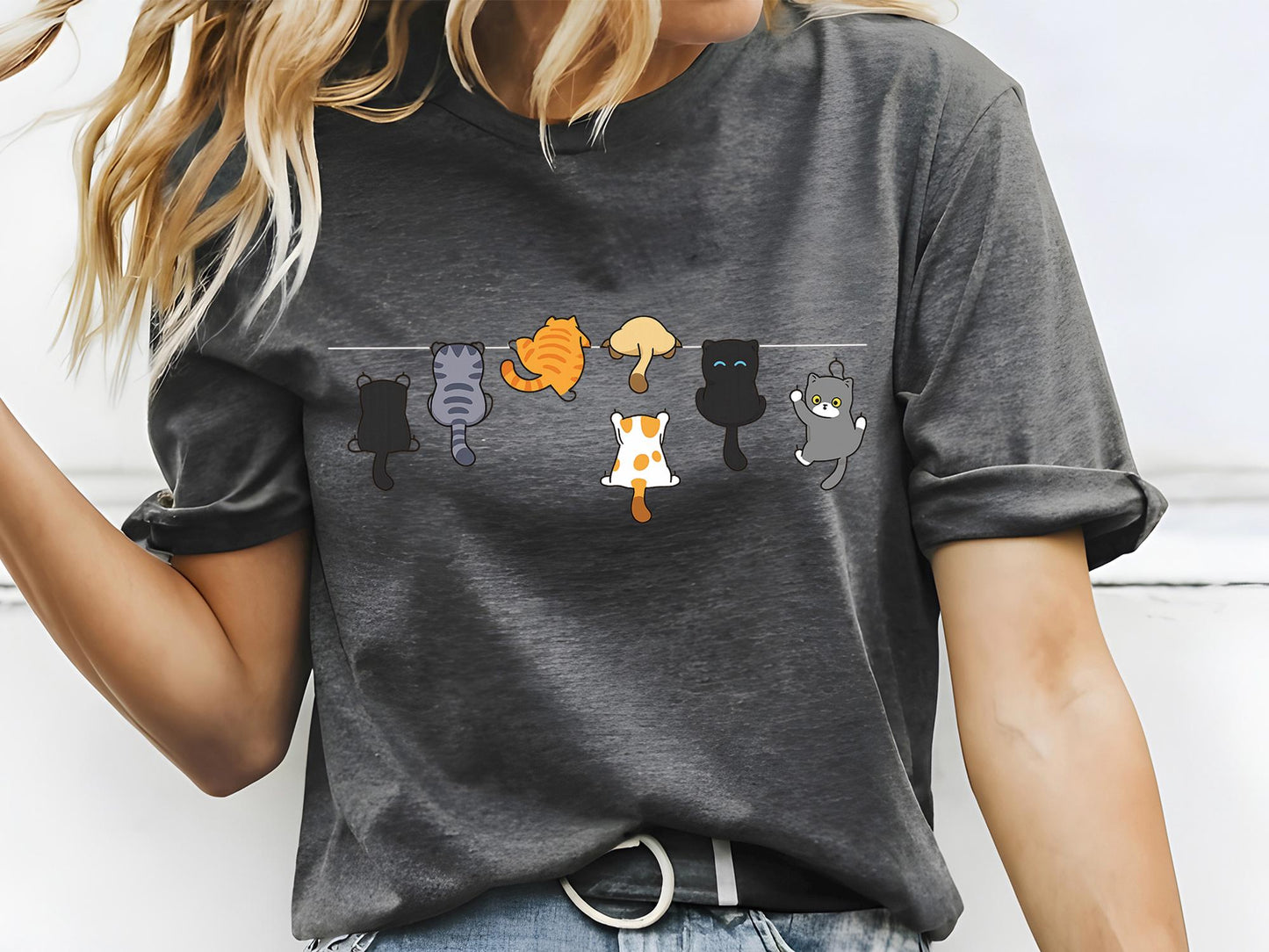 Cute Cat Shirt, Cat Shirt, Cats Shirt, Gift for Cat Mom, Cat Mom Shirt, Cat Shirts for Women, Cat Lover Shirt, Cat Owner Gift Idea