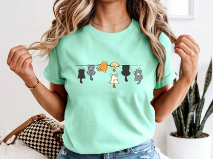 Cute Cat Shirt, Cat Shirt, Cats Shirt, Gift for Cat Mom, Cat Mom Shirt, Cat Shirts for Women, Cat Lover Shirt, Cat Owner Gift Idea