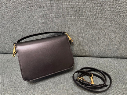 valenti loco 22cm black calfskin